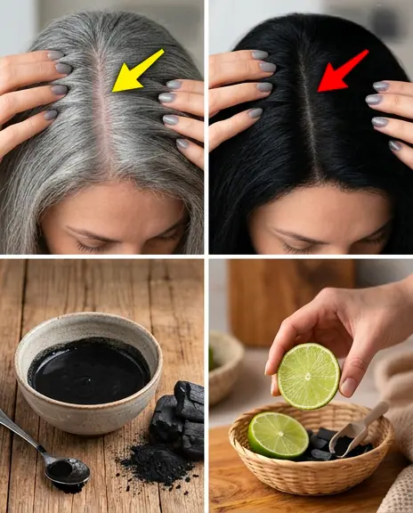Explorer une approche naturelle pour attenuer lapparence des cheveux gris grace au charbon actif et au citron vert.jpg