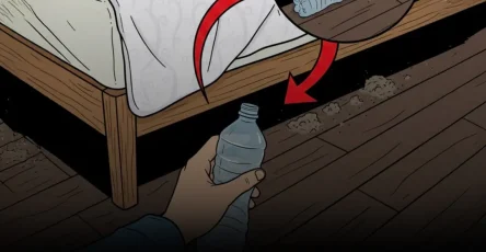 Pourquoi certains voyageurs glissent une bouteille deau sous le lit de leur chambre dhotel des leur arrivee.jpg