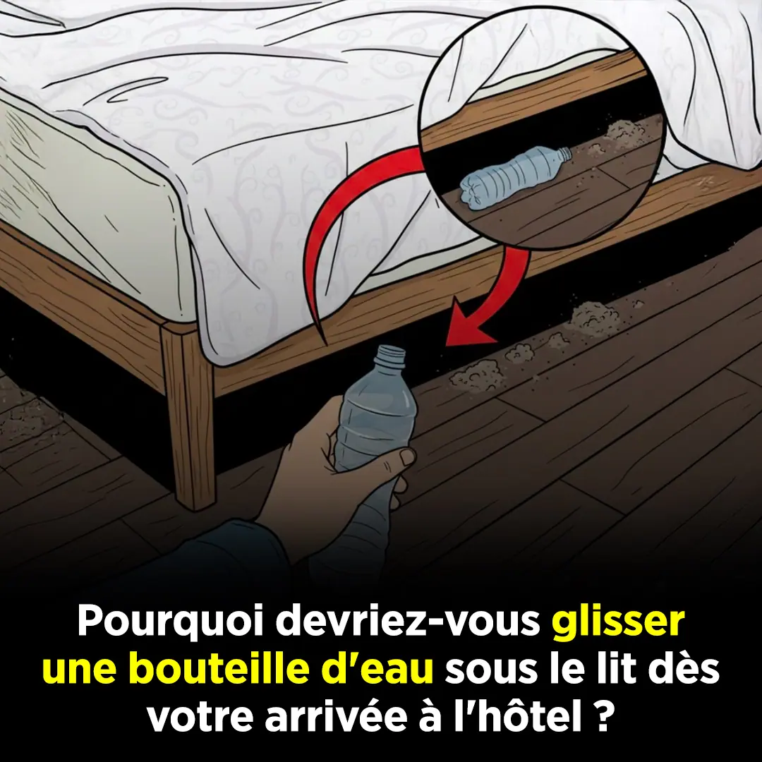 Pourquoi certains voyageurs glissent une bouteille deau sous le lit de leur chambre dhotel des leur arrivee.jpg