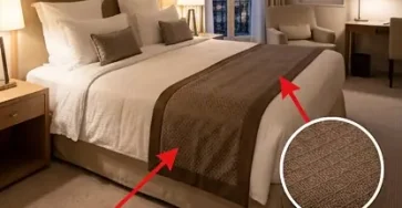 Pourquoi y a t il toujours un drap sur le lit dans les hotels beaucoup de gens ne savent pas a quoi il sert.jpg