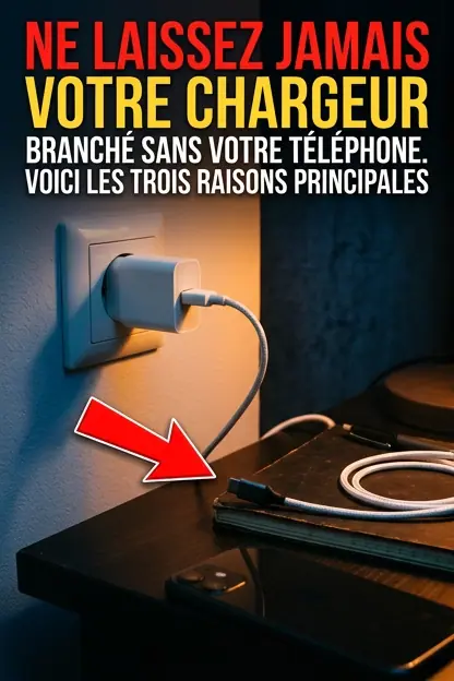 Ne laissez jamais votre chargeur de telephone branche sans votre telephone voici trois raisons principales.jpg