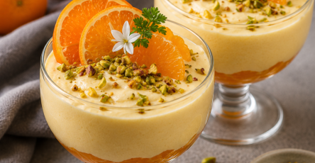 Verrines a lOrange et Creme Vanillee Un Dessert Frais Onctueux et Raffine 1024x1024
