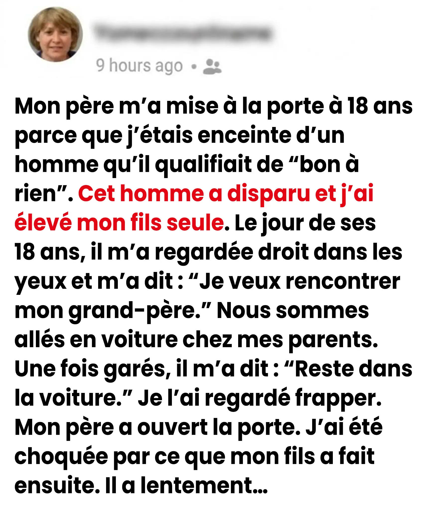 Je te pardonne mon pere ma chasse a 18 ans mais vingt ans plus tard cest mon fils qui lui a apporte un message quil noubliera jamais 1.jpg